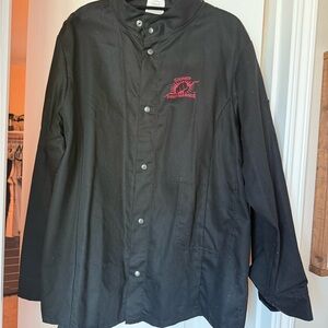 Men’s black welding jacket xl